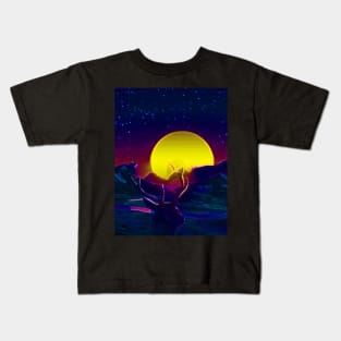 Deer Sun 3 Kids T-Shirt